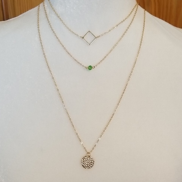 Jewelry - Triple Layer Choker Charm Necklace NWT